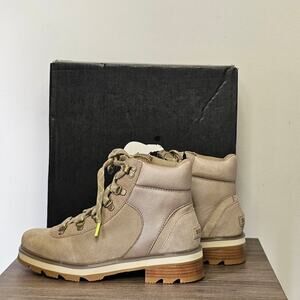 Sorel Lennox Hiker STKD WP Women's  8.5 Omega Taupe, Gum 2  2009291 NWT